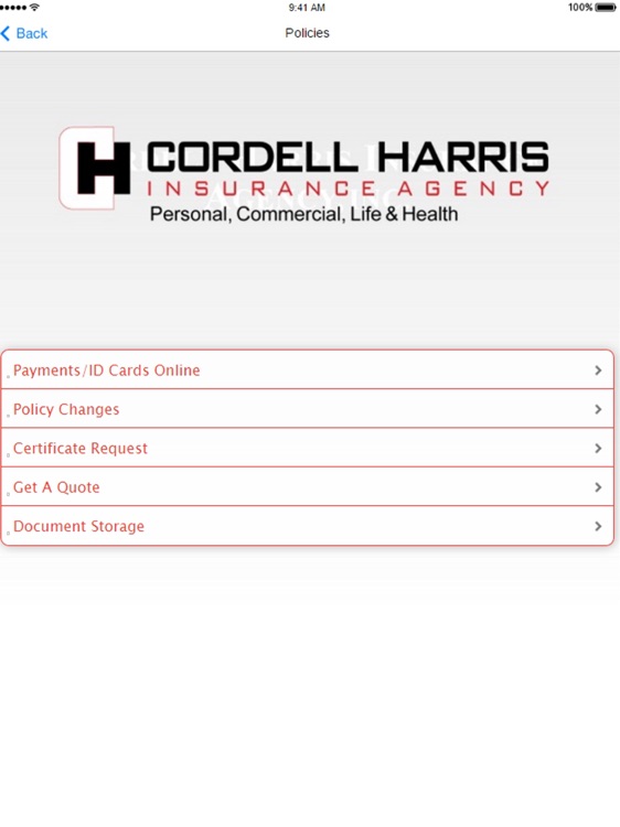Cordell Harris Insurance HD by RedHead Mobile Apps