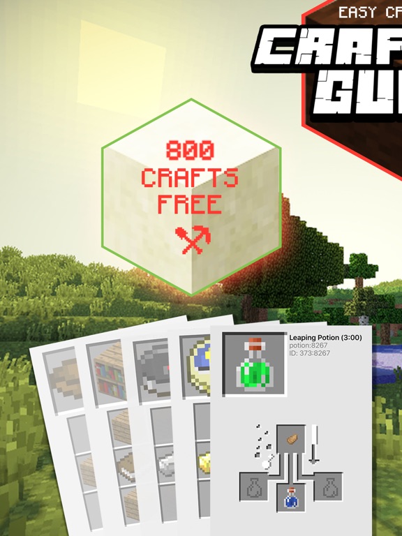 Crafting Guide for Minecraft: craft, video, stream на iPad