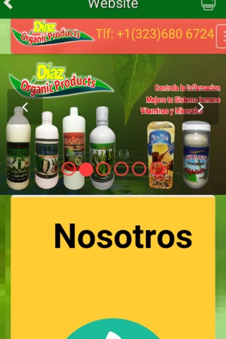 Diazorganicproducts screenshot 2