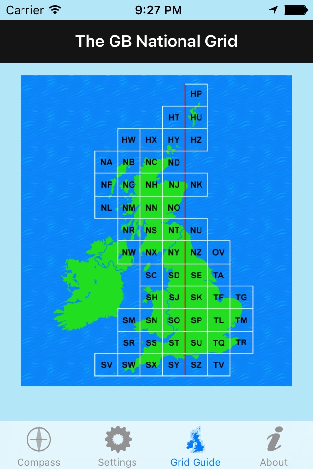 GB Grid Ref Compass screenshot 2