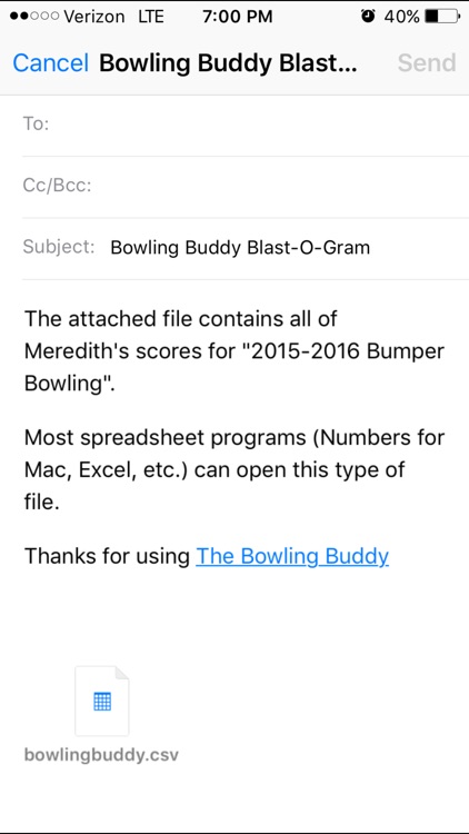 The Bowling Buddy