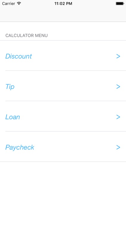 Easy Calx: Discounts, Tips, Loans & Paycheck