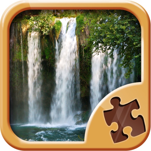 Waterfall Jigsaw Puzzles - Nature Picture Puzzle Icon