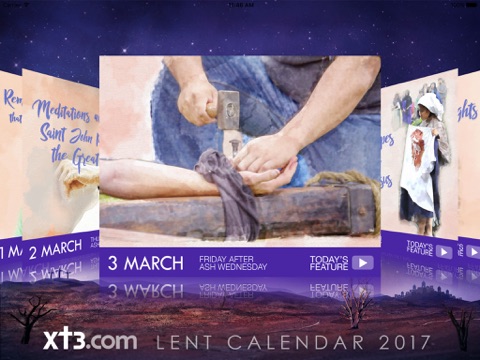 Xt3 Lent Calendar HD screenshot 2