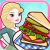 Cooking Sandwich with Princess Street Food game