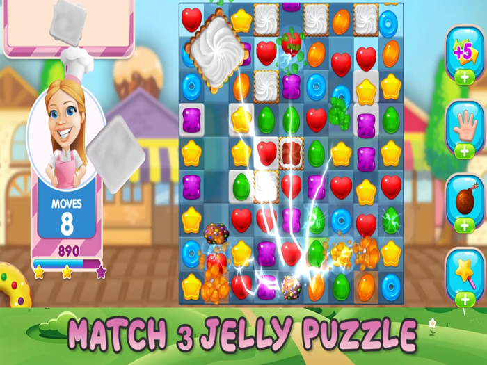 Sweet Jelly Match 3 Puzzle