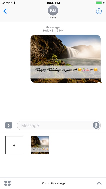 Photo Greetings for iMessage