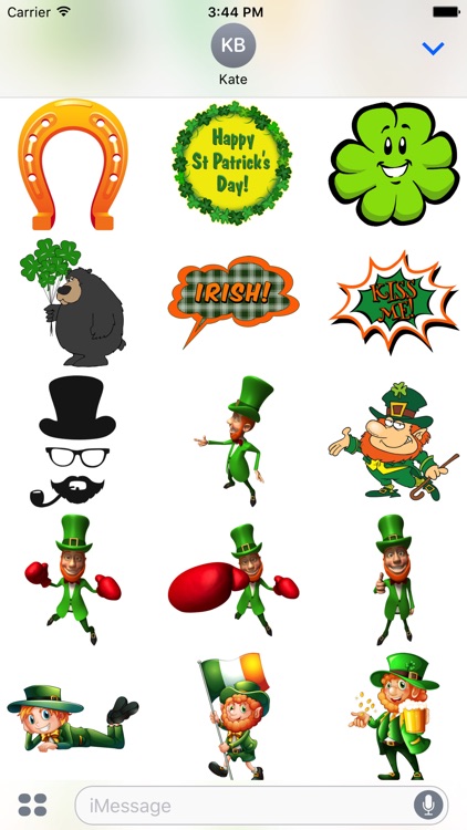 St. Patricks Stickers #1 for iMessage