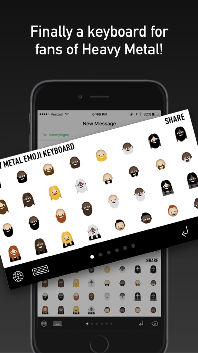 Heavy Metal Emoji screenshot1