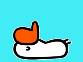 "Goose" is animated stickers with images of funny goose