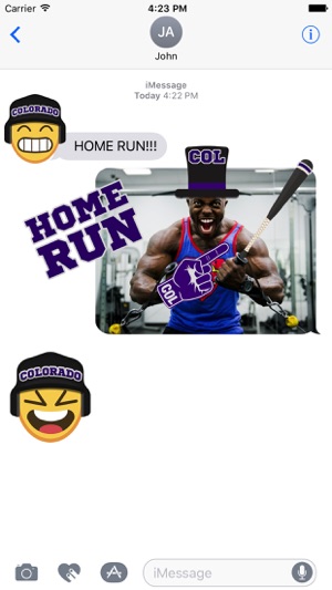 Colorado Baseball Stickers & Emojis(圖2)-速報App