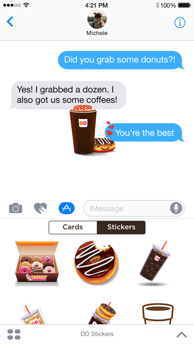 Dunkin Donuts Stickers Cards By Snaps Media Inc More Detailed Information Than App Store Google Play By Appgrooves 10 Similar Apps 49 Reviews - dd dunkin donuts roblox