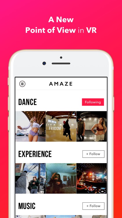 Amaze- A New Point of View in Virtual Reality (VR)
