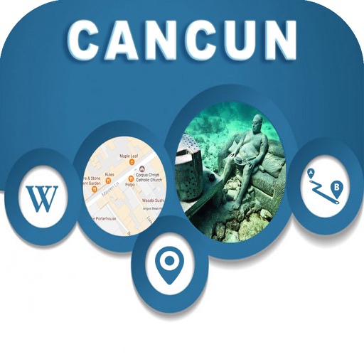 Cancun Mexico Offline Maps Navigation Tourism icon