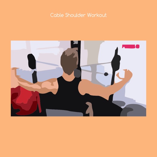 Cable shoulder workout