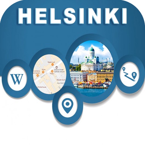 Helsinki Finland Offline City Maps Navigation icon