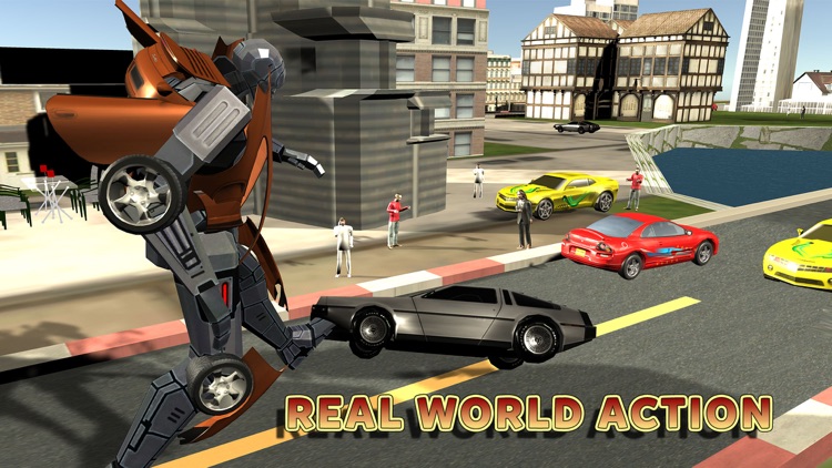 Car Robot Simulator – Sports cars driving mission screenshot-4