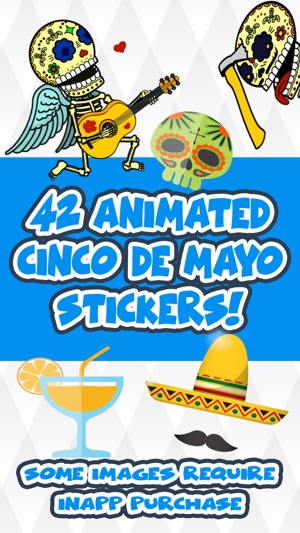 Cinco de Mayo Animated Stickers for Mess