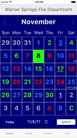 ShiftCal® - the FF Calendar(圖5)-速報App