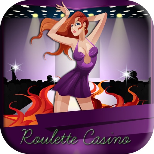 Roulette Casino Sexy Lady Icon