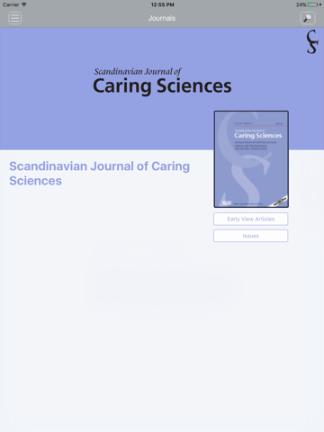 Scandinavian Journal of Caring Sciences screenshot 2