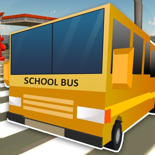 Blocky School Bus Simulator 3D