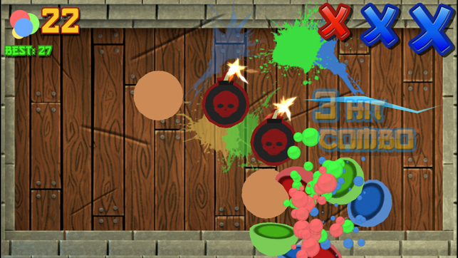 Ninja Slash - Color Balls Slicing Free Games(圖2)-速報App