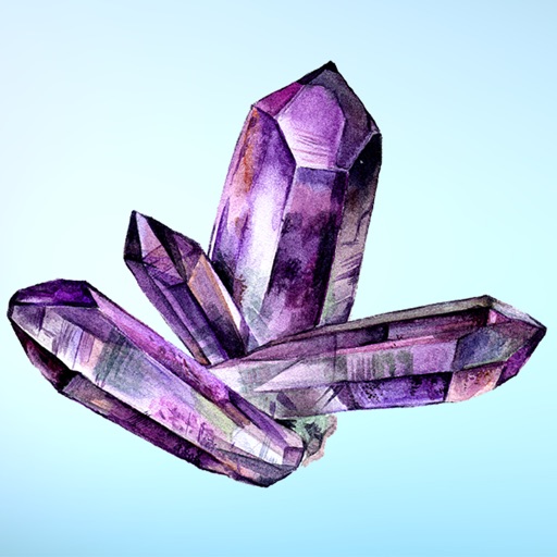 Healing Gems and Crystals Sticker Pack icon