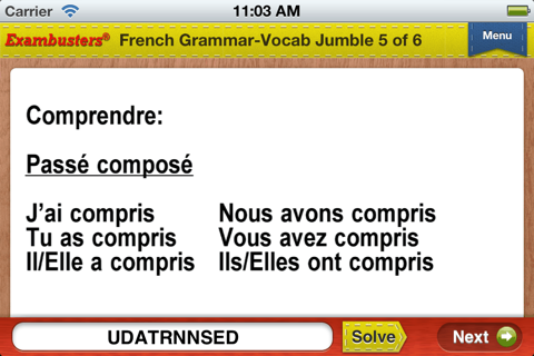 CLEP French Prep Flashcards Exambusters screenshot 4