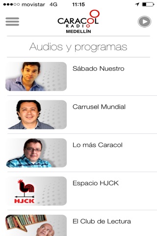 Caracol Radio screenshot 3