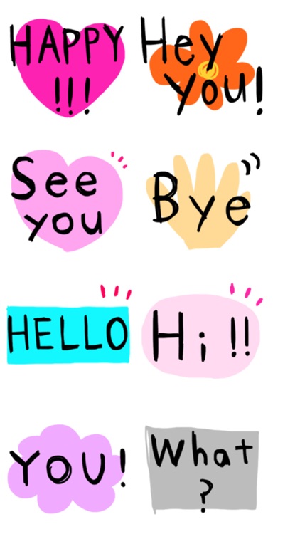 Predefined Text Stickers screenshot-3