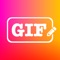 GIFont is a simple app that allows you to create animated text GIF stickers