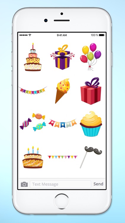 Party Birthday Celebration Sticker Pack