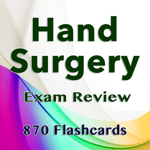 Hand Surgery Quiz 870 Flashcards & Study Notes icon