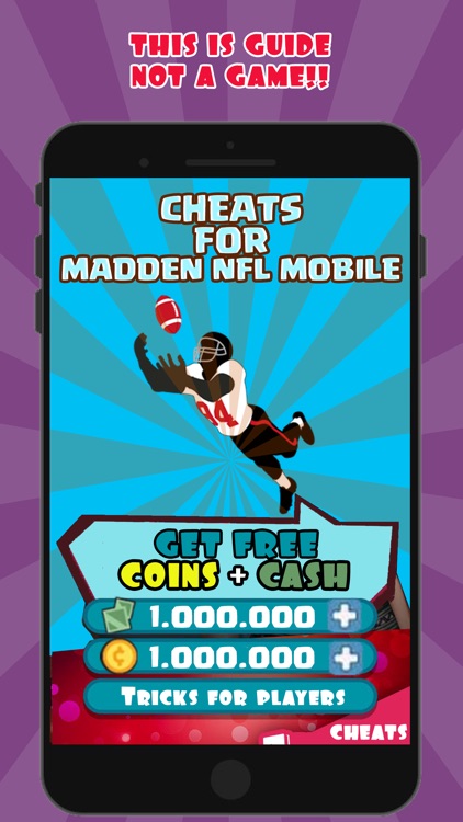 Cheats Guide For Madden NFL MOBILE Free cash coins