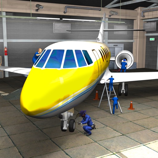 Plane Mechanic Simulator 3D Repair Garage Workshop Icon