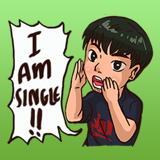 Valentine Of Single Men Stickers