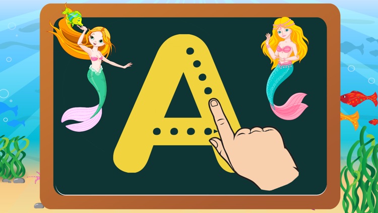 ABC Kids MerMaid Alphabet English Lessons Writing