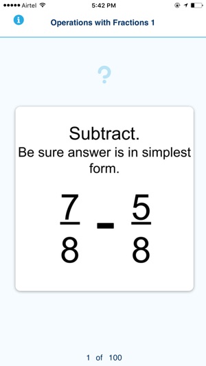 Learn It Flashcards - Operations with Fractions 1(圖3)-速報App