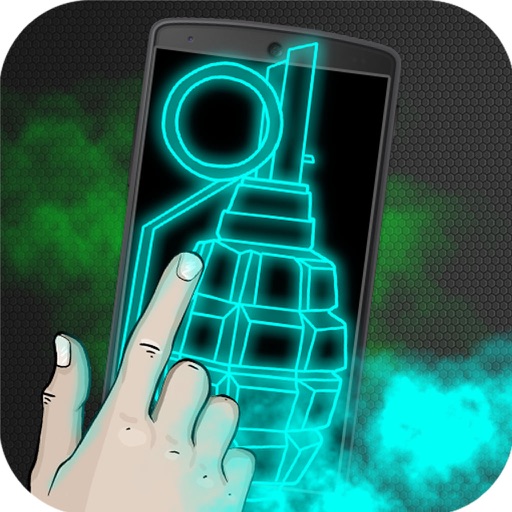 Simulator Neon Grenade iOS App