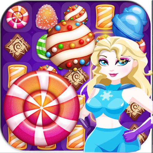 Superhero Candy Sweet Puzzle: Ice Mania icon