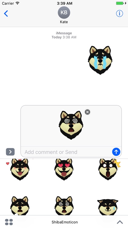 Shiba Emoticon Animated