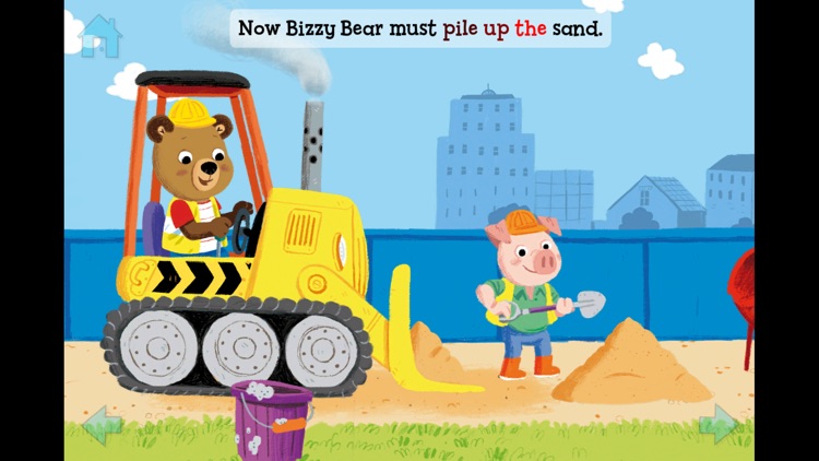 Bizzy Bear Builds a House