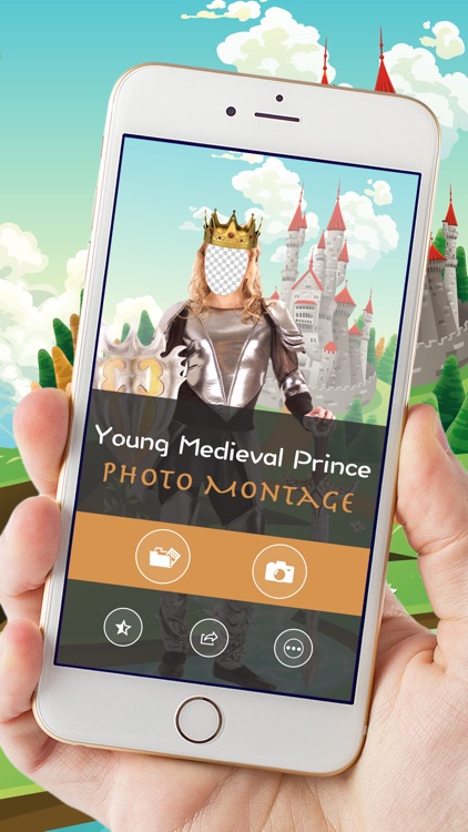 Young Medieval Prince Photo Montage