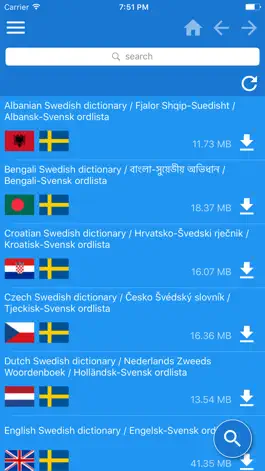 Game screenshot Шведско-Мультиязычный словарь mod apk