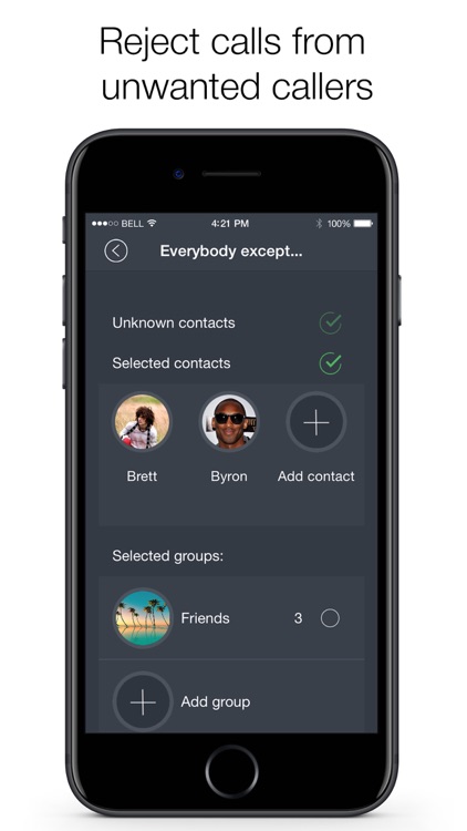 Black Phone - blacklist for unwanted contacts