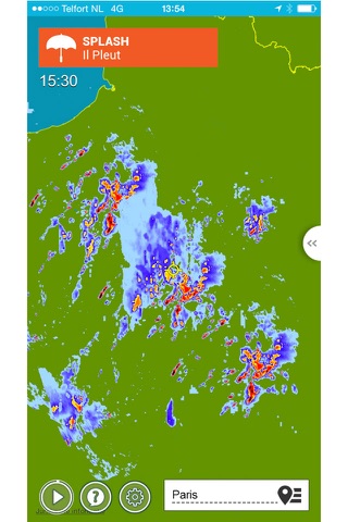 Buienalert met alarm bij buien screenshot 3
