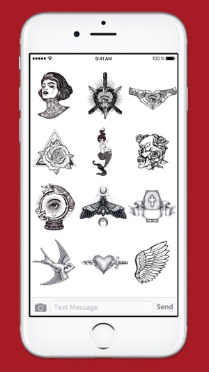 Retro Tattoo Art Sticker Pack(圖3)-速報App