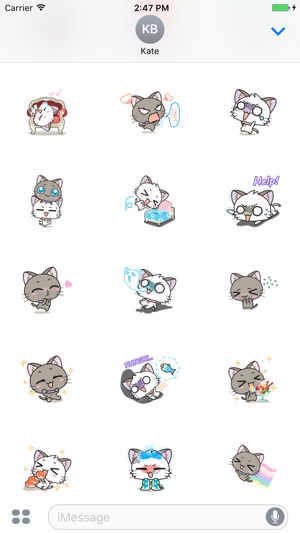 Couple Kitten Animated Sticker(圖3)-速報App