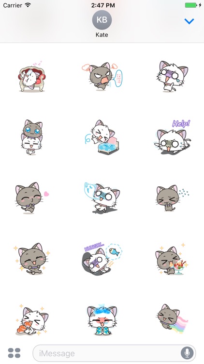 Couple Kitten Animated Sticker